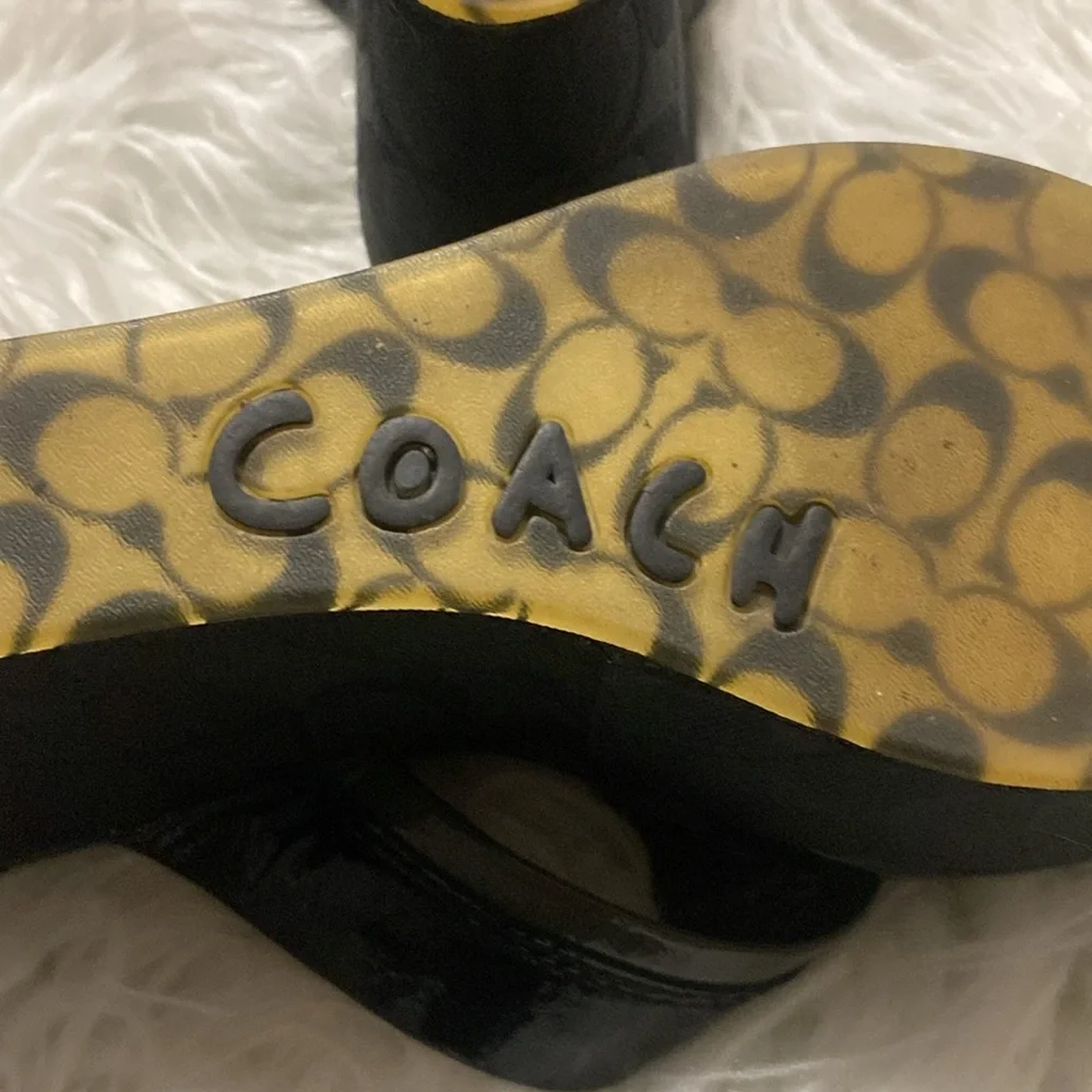 Coach wedge, Sandals Size 8B - Picture 8 of 9